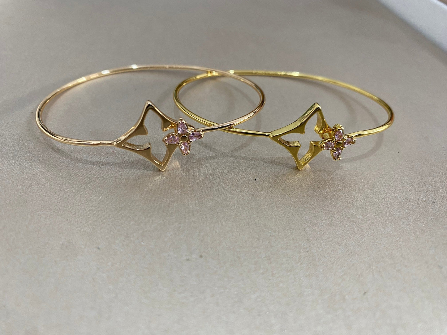 [⭐JeweliWhal]Bracelet diamant rose