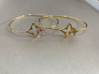 [⭐JeweliWhal]Bracelet diamant rose
