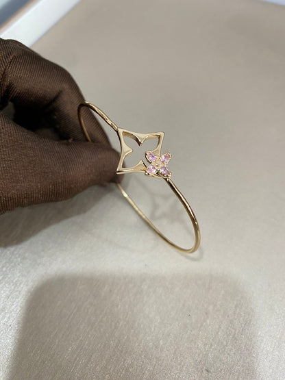 [⭐JeweliWhal]Bracelet diamant rose