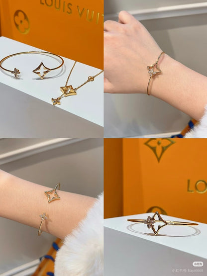 [⭐JeweliWhal]Bracelet diamant rose