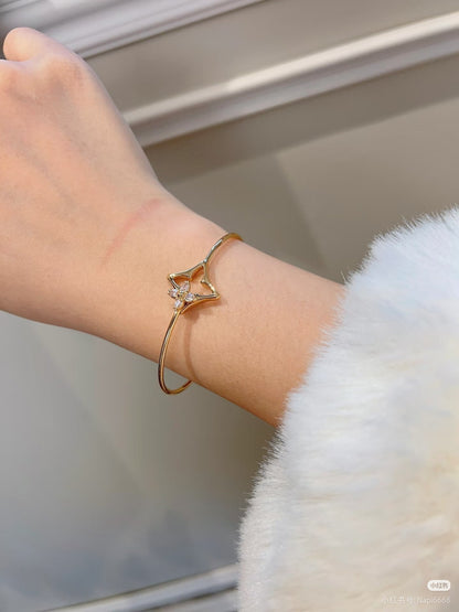 [⭐JeweliWhal]Bracelet diamant rose