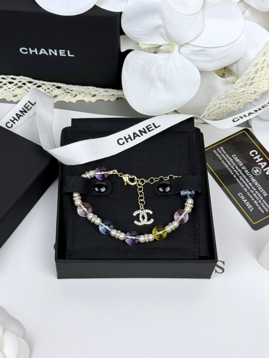 [⭐JeweliWhal]Bracelet en Résine Transparente Colorée