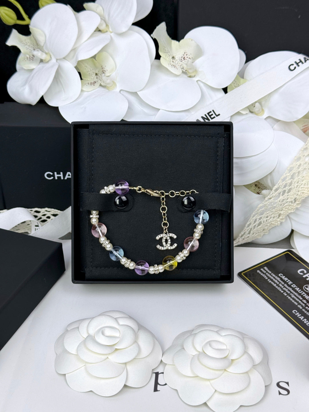 [⭐JeweliWhal]Bracelet en Résine Transparente Colorée