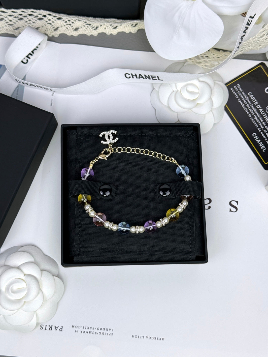 [⭐JeweliWhal]Bracelet en Résine Transparente Colorée