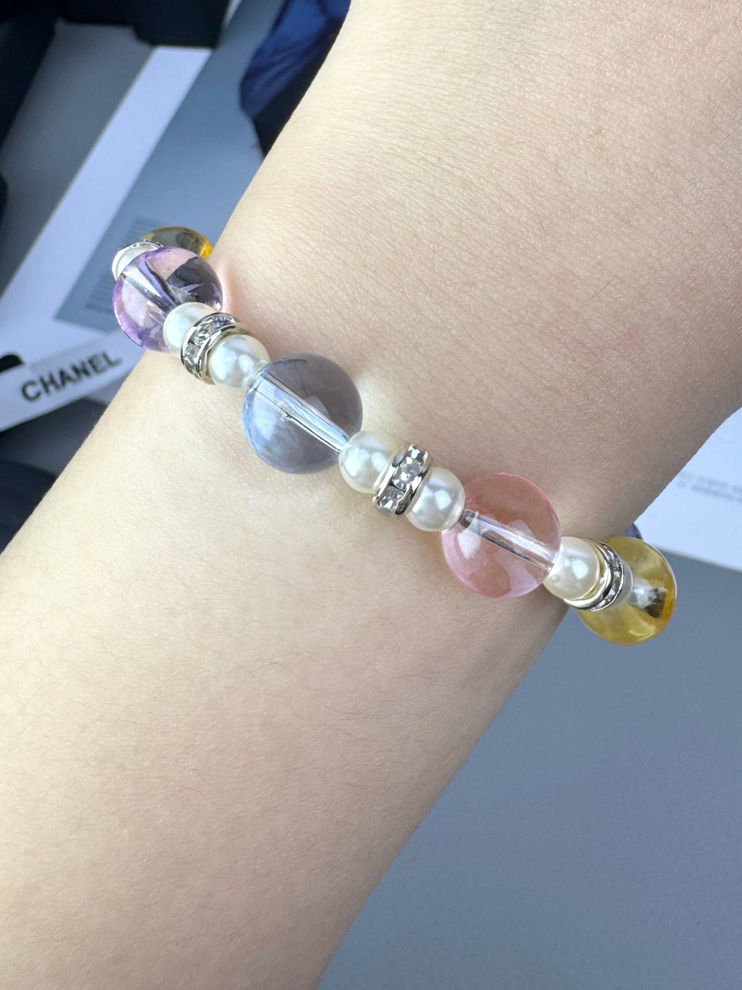 [⭐JeweliWhal]Bracelet en Résine Transparente Colorée