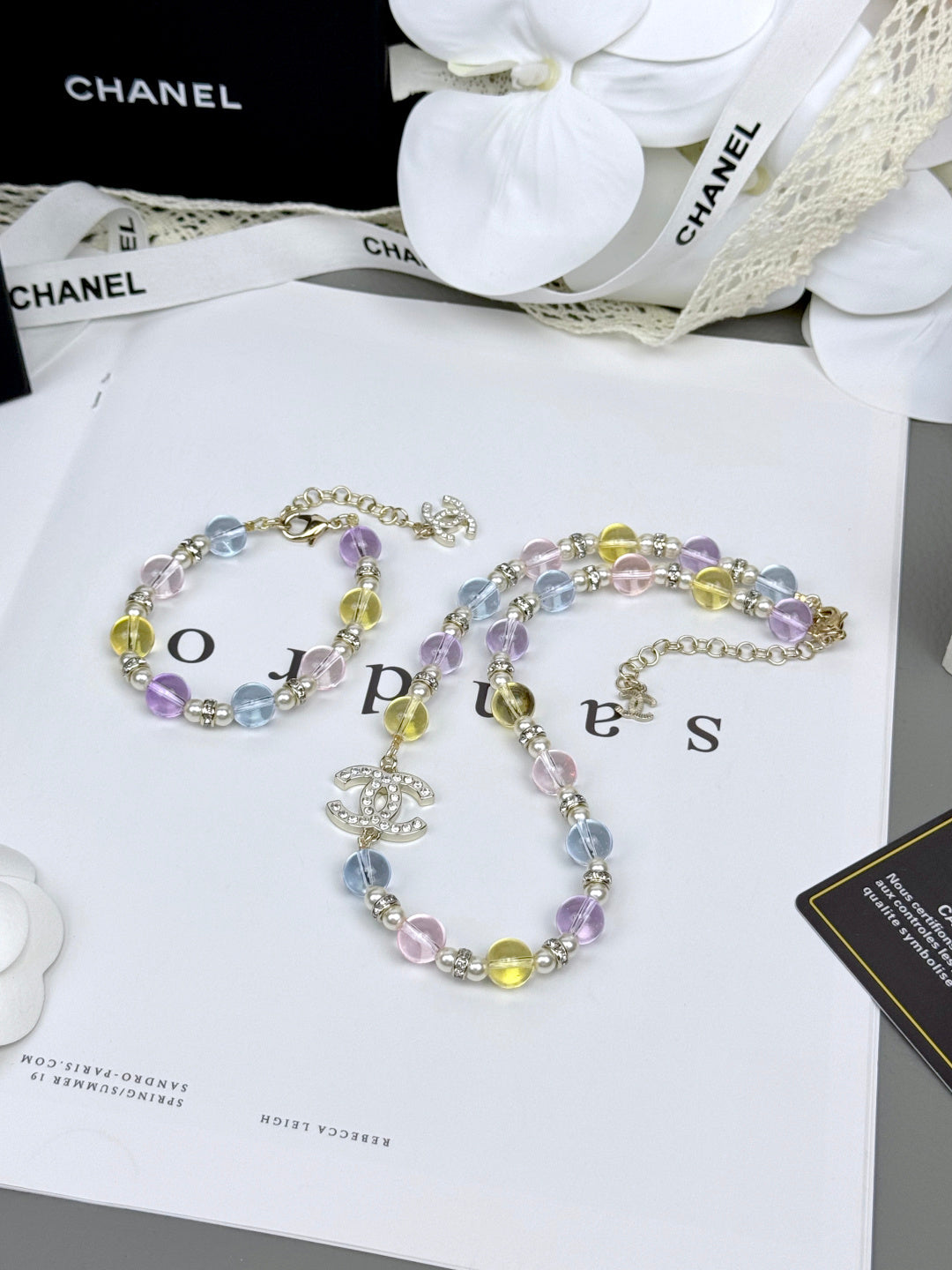 [⭐JeweliWhal]Bracelet en Résine Transparente Colorée