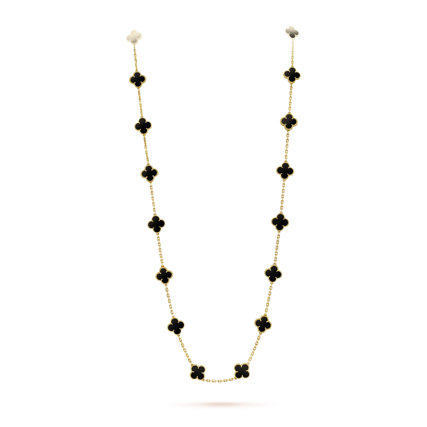 [⭐JeweliWhal]COLLIER CLOVER 20 MOTIFS ONYX