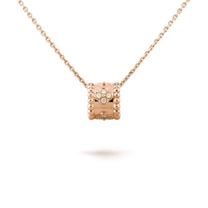 [⭐JeweliWhal]COLLIER PENDENTIF PERLEE OR / OR ROSE