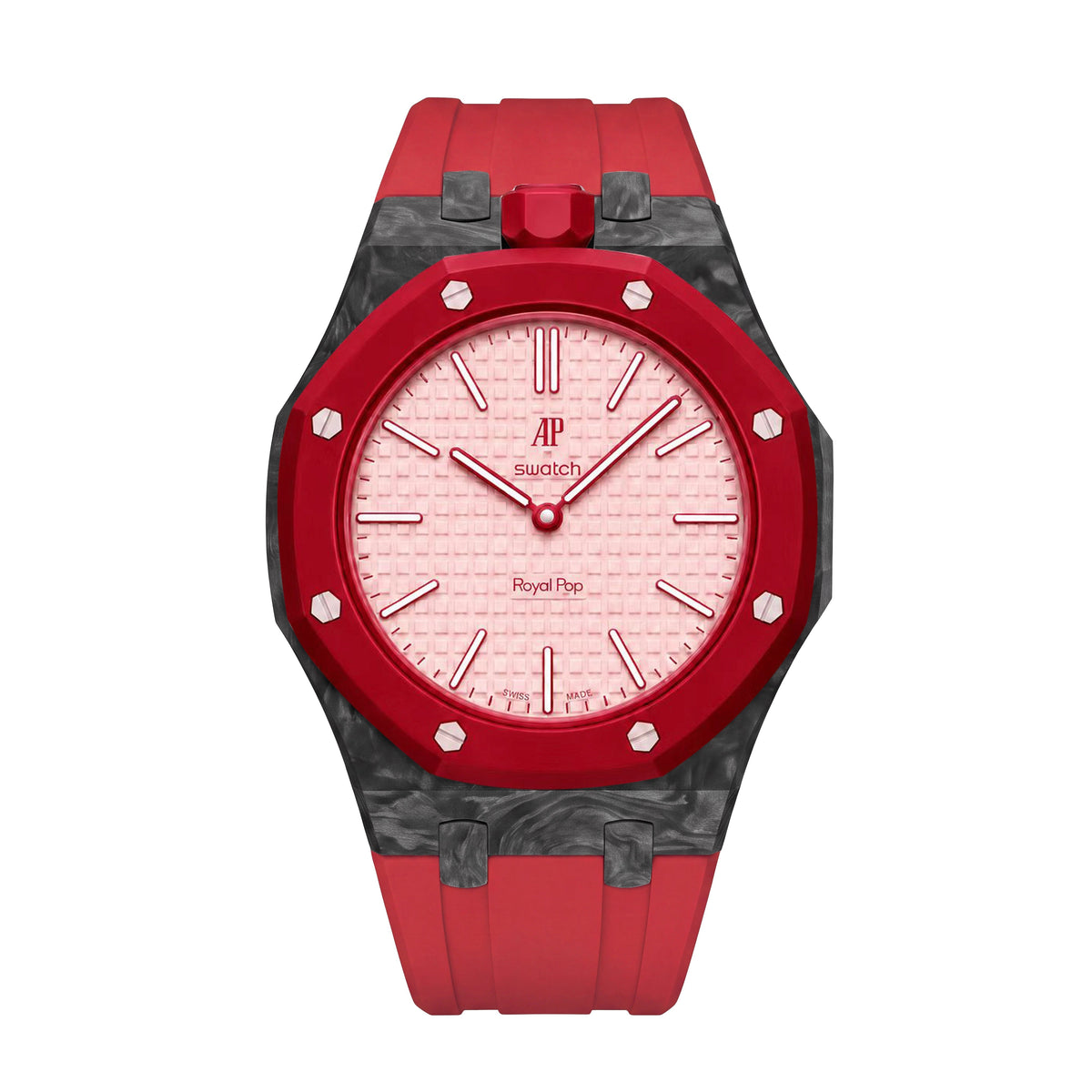 Royal Oak Pop Exclusive Carbon‑fiber Case & Silicone Strap