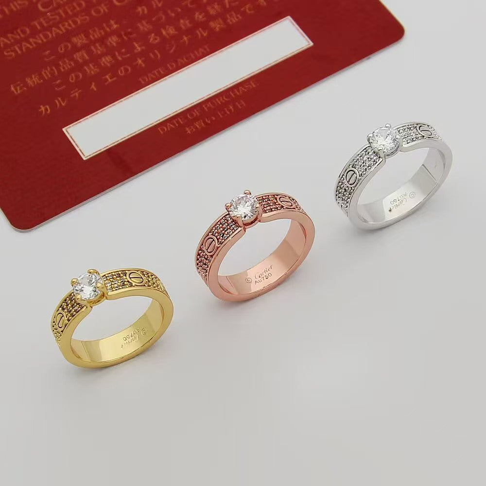 [⭐JeweliWhal]Bague Diamant Ciel Étoilé
