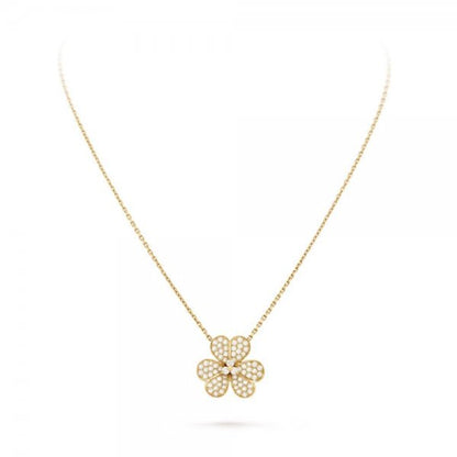 [⭐JeweliWhal]COLLIER FLEUR DIAMANT