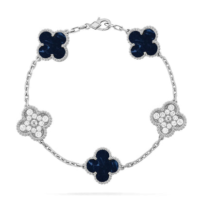 [⭐JeweliWhal]CLOVER 5 MOTIF PIETERSITE BRACELET COLLECTION