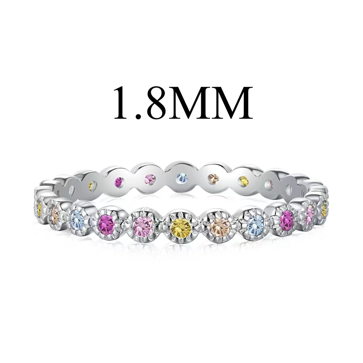 [Tonmkive Jewelry]Bague quotidienne ronde unique et scintillante