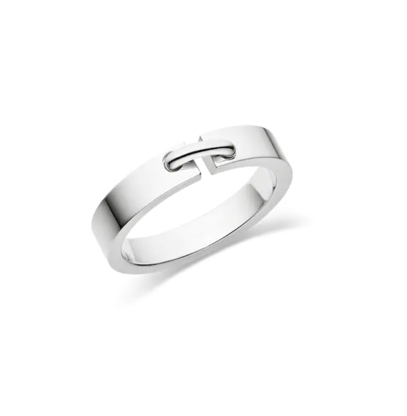 [⭐JeweliWhal]BAGUE ALLIANCE LIENS VIDENCE 4MM