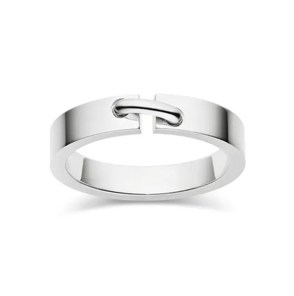 [⭐JeweliWhal]BAGUE ALLIANCE LIENS VIDENCE 4MM