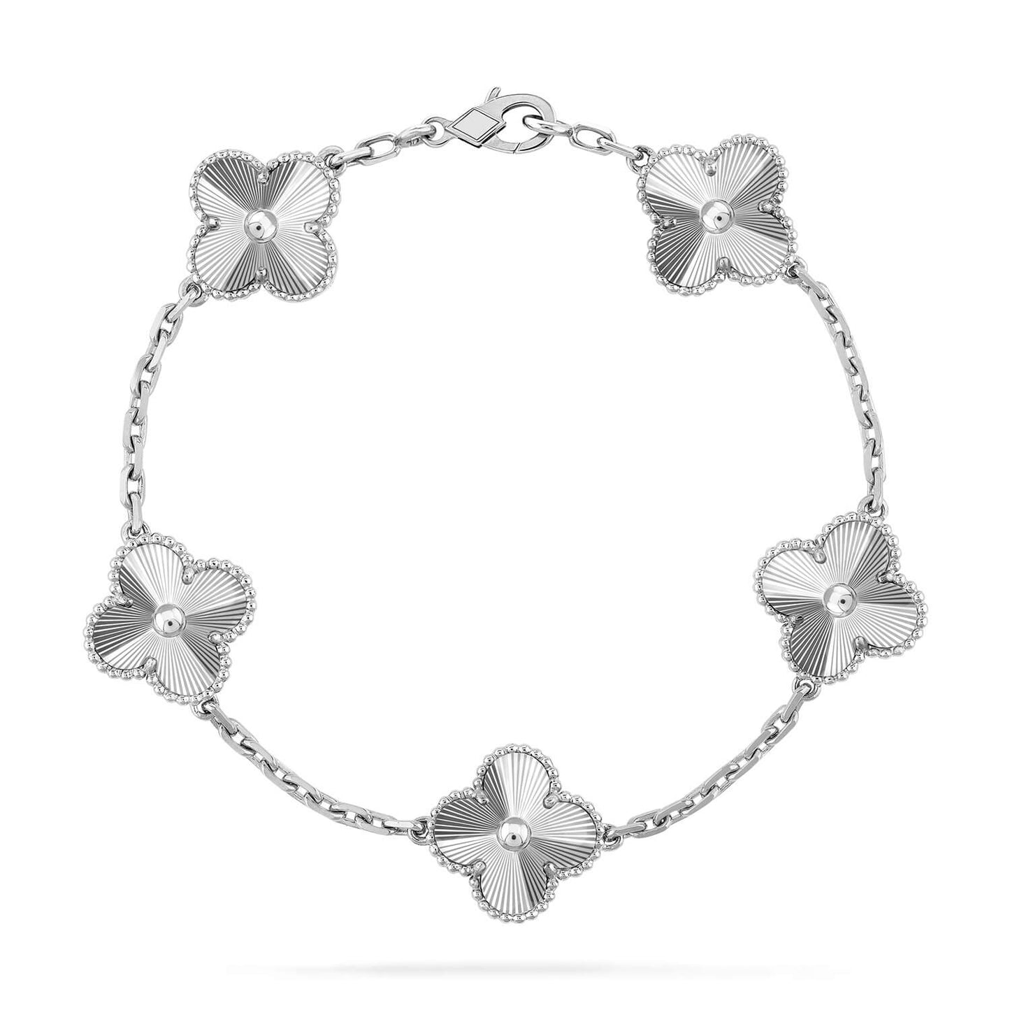 [⭐JeweliWhal] COLLECTION DE BRACELETS LASER TRÈFLE 5 MOTIFS