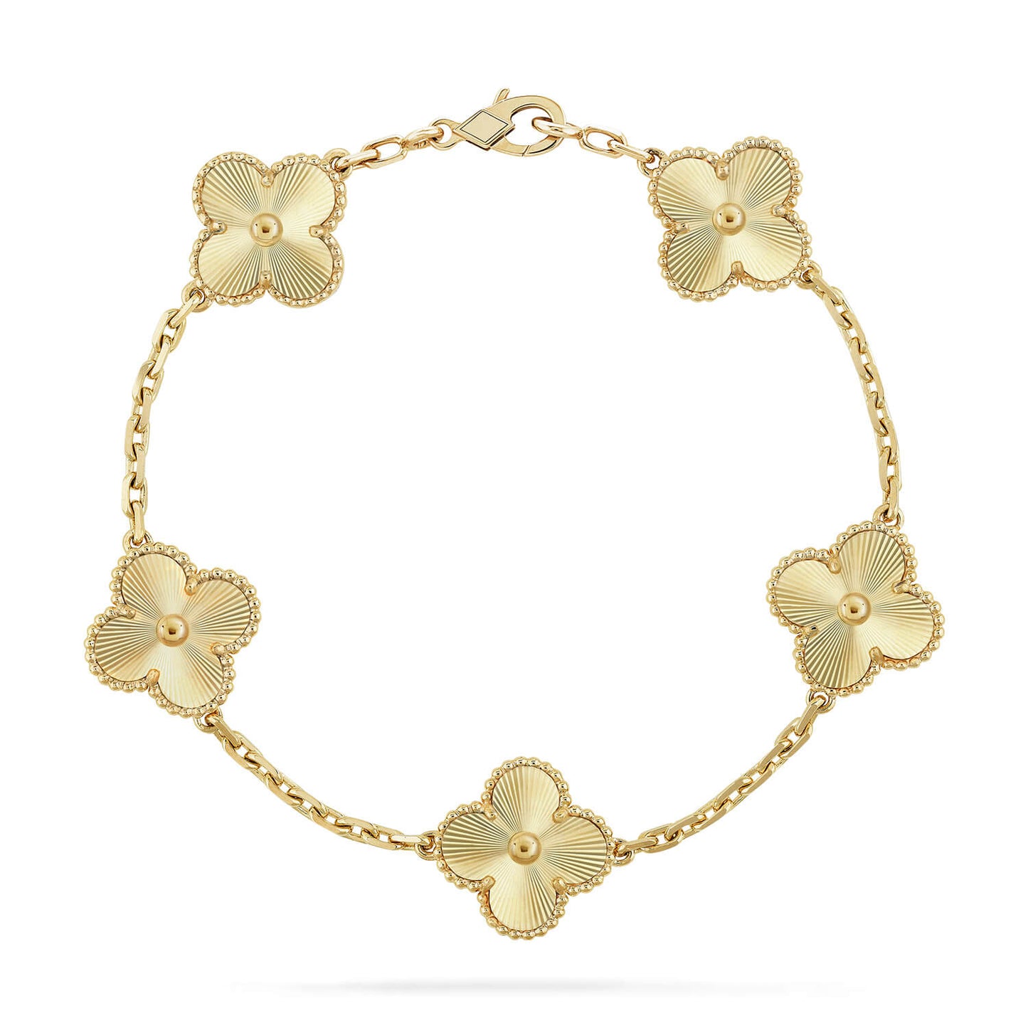 [⭐JeweliWhal] COLLECTION DE BRACELETS LASER TRÈFLE 5 MOTIFS