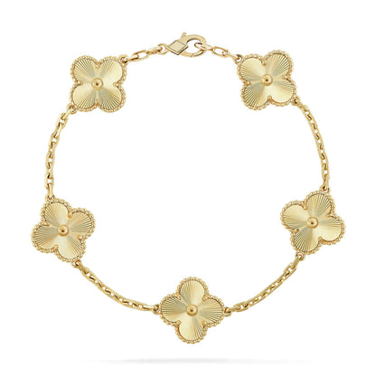 [⭐JeweliWhal] COLLECTION DE BRACELETS LASER TRÈFLE 5 MOTIFS
