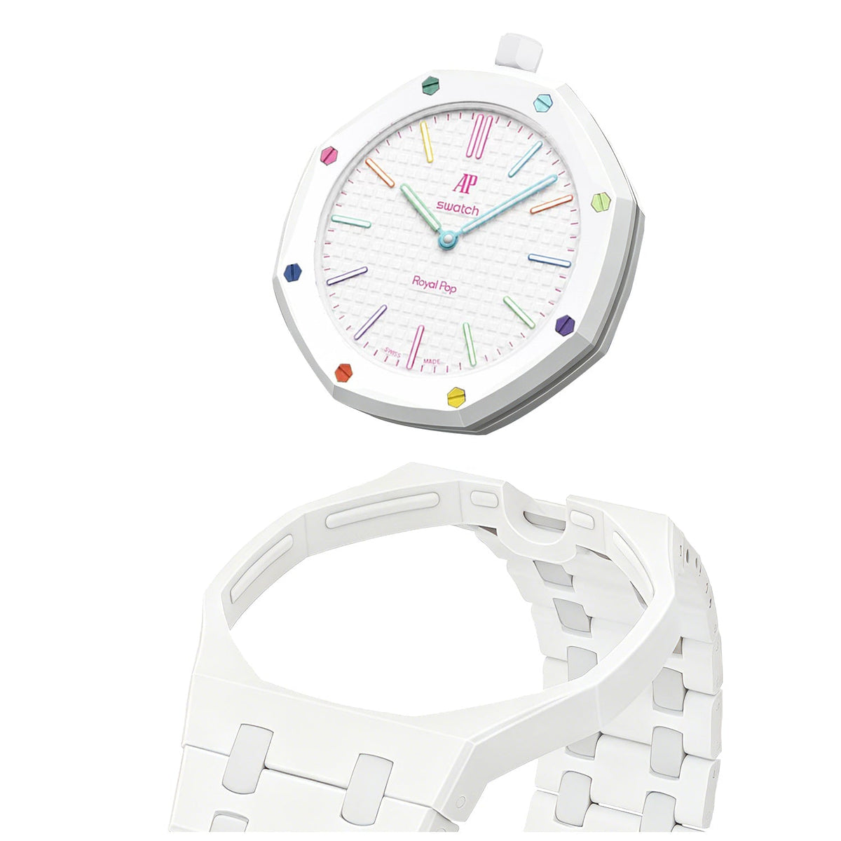 Oak Pop Exclusive White Bioceramic Strap