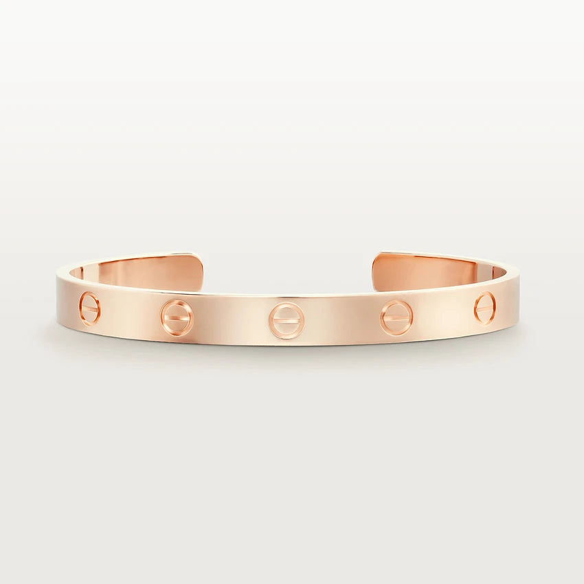 [⭐JeweliWhal]BRACELET D'AMOUR 6.1MM CUFF OUVERT