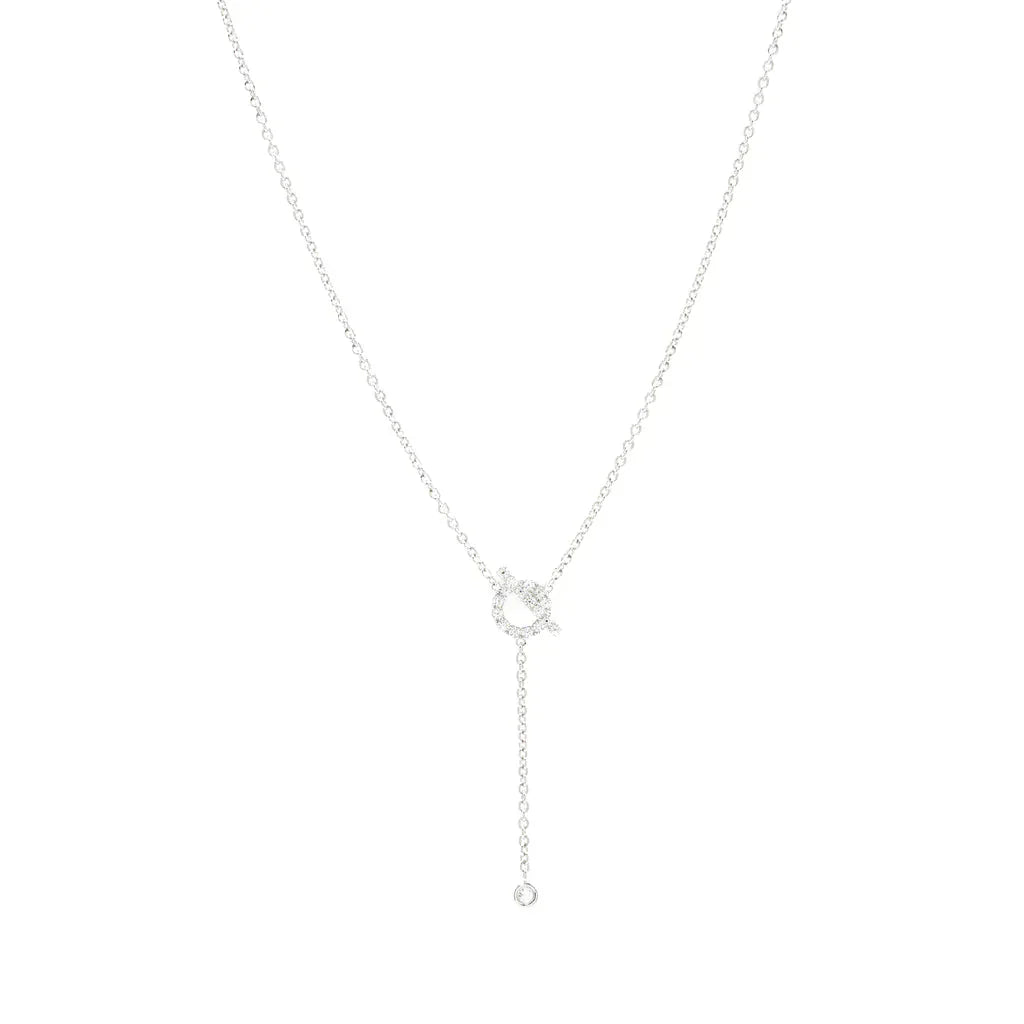 [⭐JeweliWhal]COLLIER FINESSE EN ARGENT ET DIAMANTS