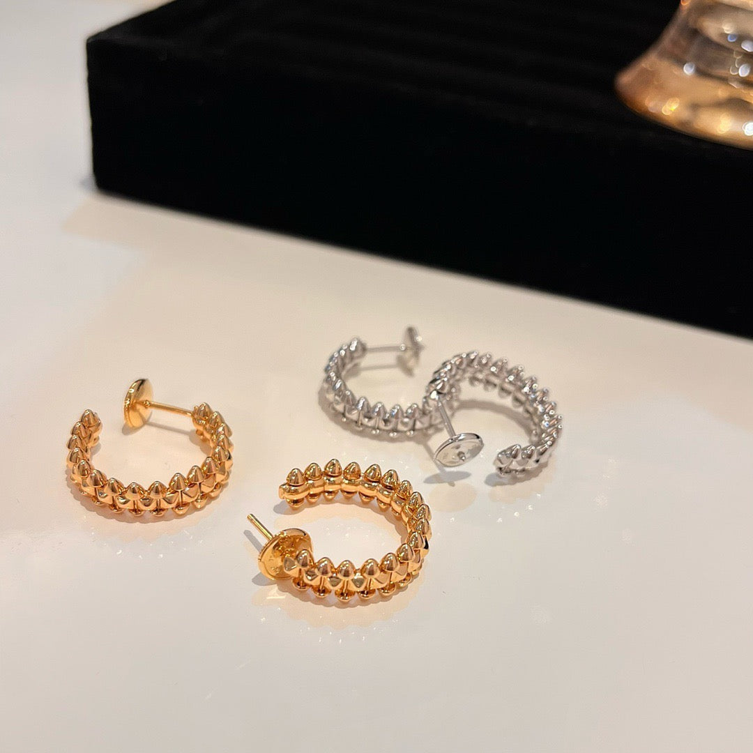 [⭐JeweliWhal]BOUCLES D'OREILLES CRÉOLES CLASH PETITES