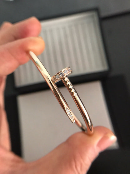 [⭐JeweliWhal]JUSTE BRACELET 3.5MM DIAMONDS