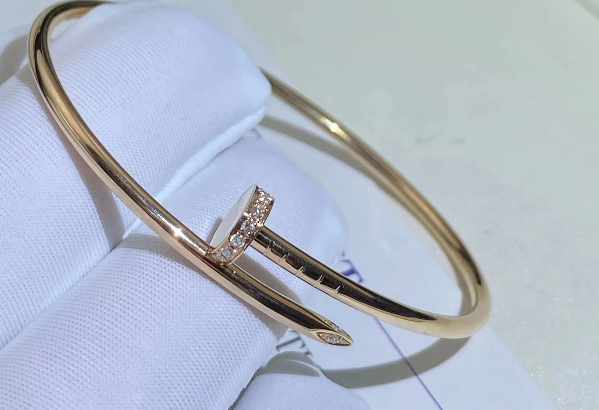 [⭐JeweliWhal]JUSTE BRACELET 2.5MM DIAMONDS