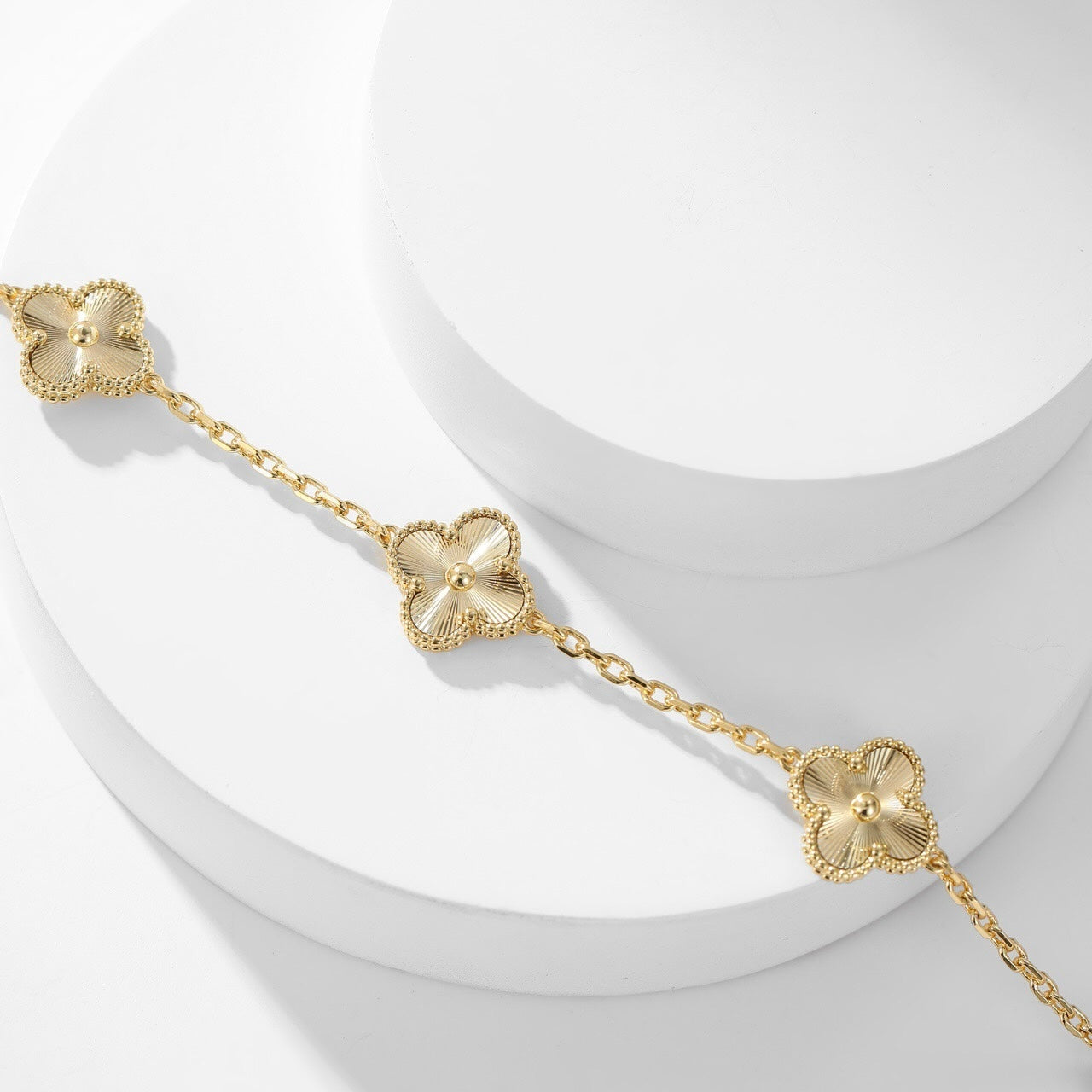 [⭐JeweliWhal]COLLIER CLOVER 10 MOTIFS DÉCOUPÉS AU LASER