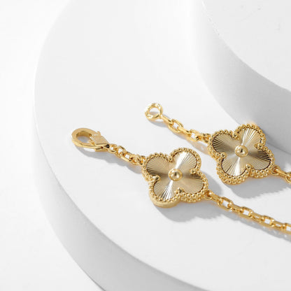 [⭐JeweliWhal]COLLIER CLOVER 10 MOTIFS DÉCOUPÉS AU LASER