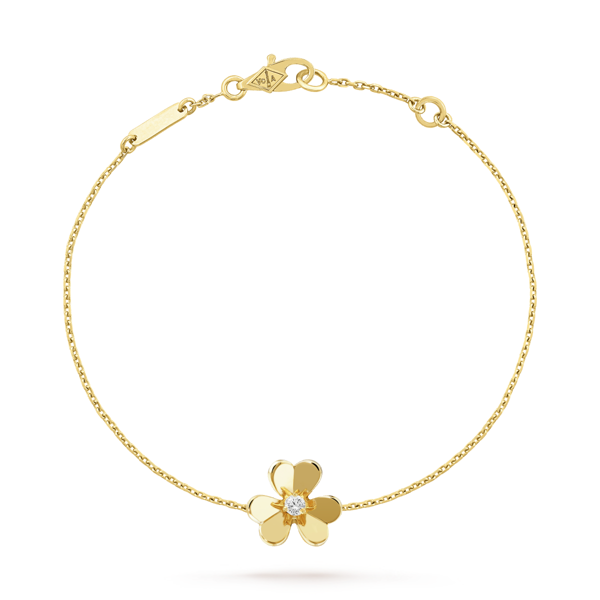 [⭐JeweliWhal]BRACELET FRIVOLE FLEUR OR MALACHITE ROSE