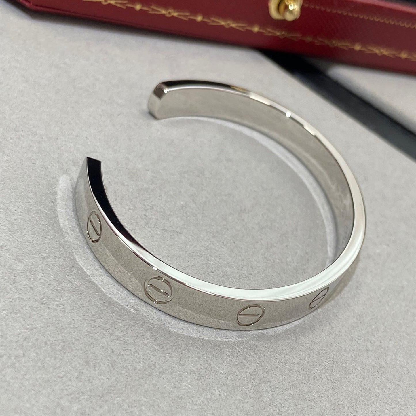 [⭐JeweliWhal]BRACELET D'AMOUR 6.1MM 1 DIAMANT OUVERT