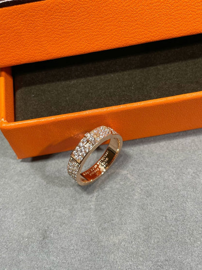 [⭐JeweliWhal]KELLY PINK GOLD DIAMOND RING