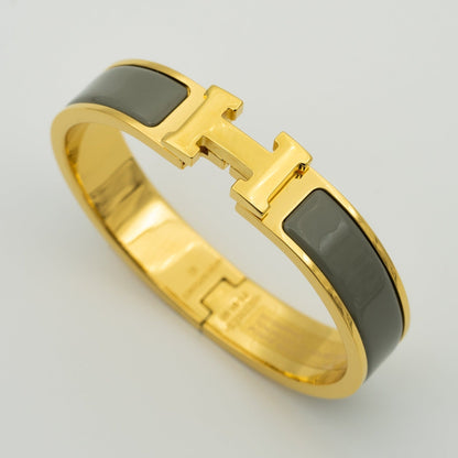 [⭐JeweliWhal]BRACELET H BLEU VERT 12MM