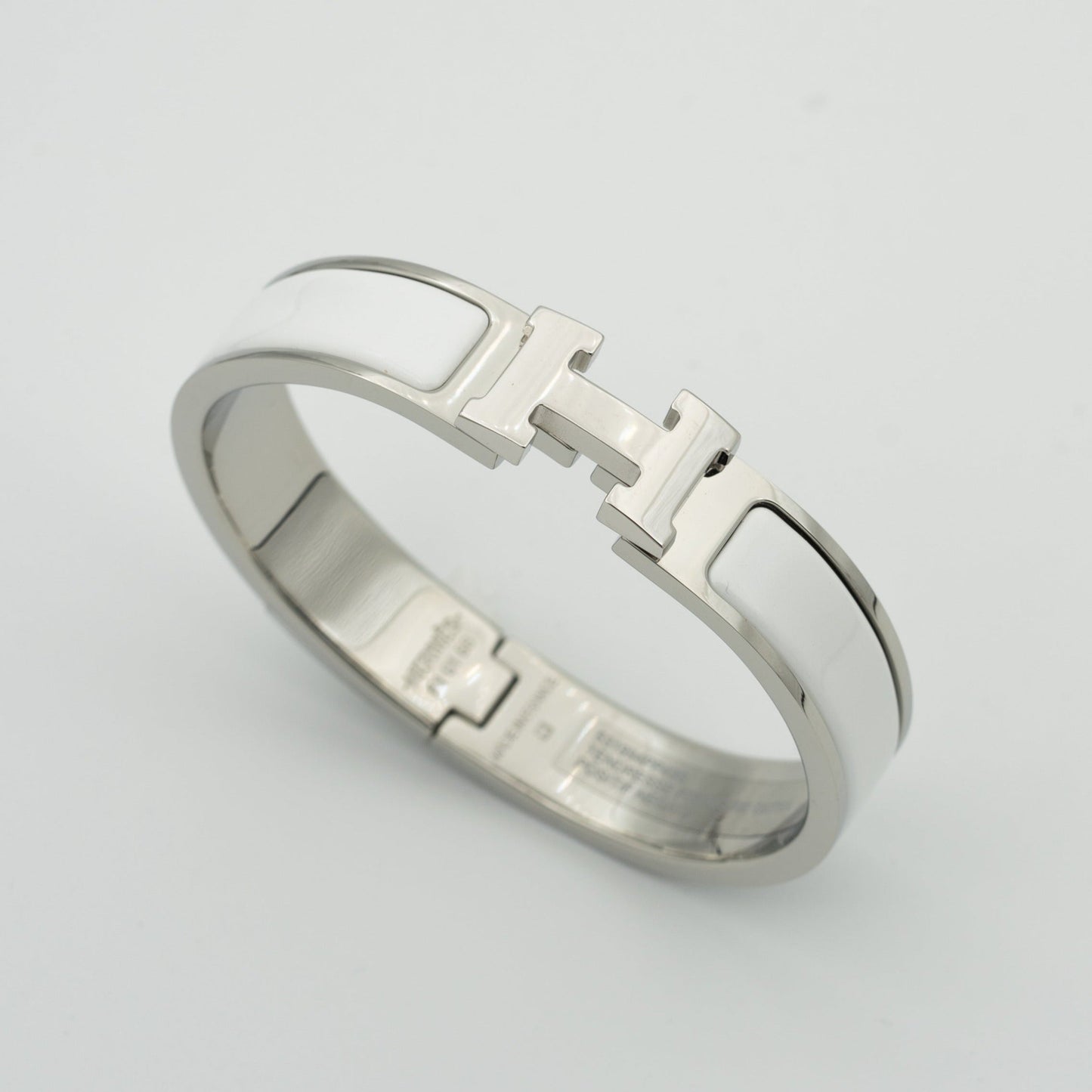 [⭐JeweliWhal]H BRACELET BLANC