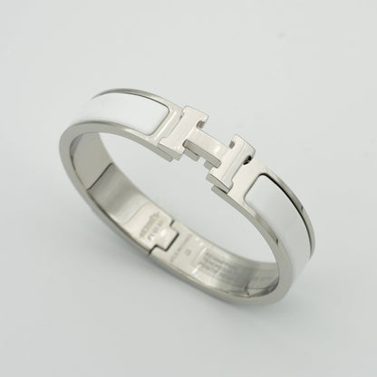 [⭐JeweliWhal]H BRACELET BLANC
