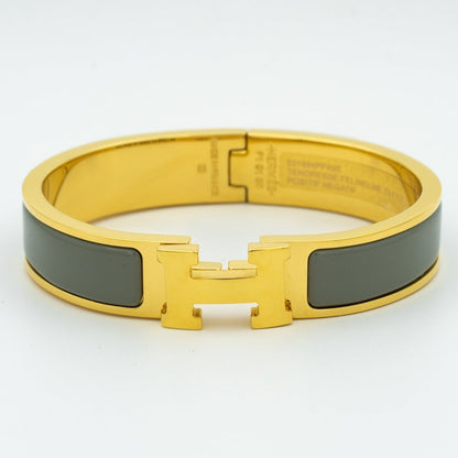[⭐JeweliWhal]BRACELET H BLEU VERT 12MM