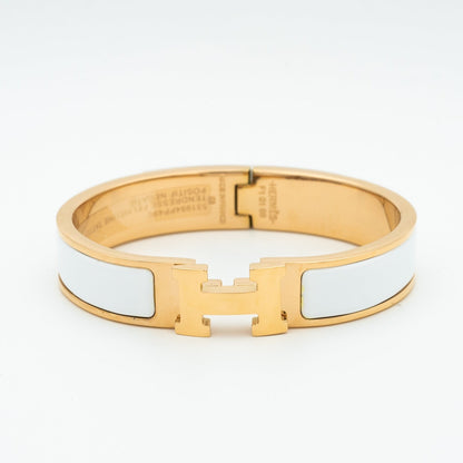 [⭐JeweliWhal]H BRACELET BLANC