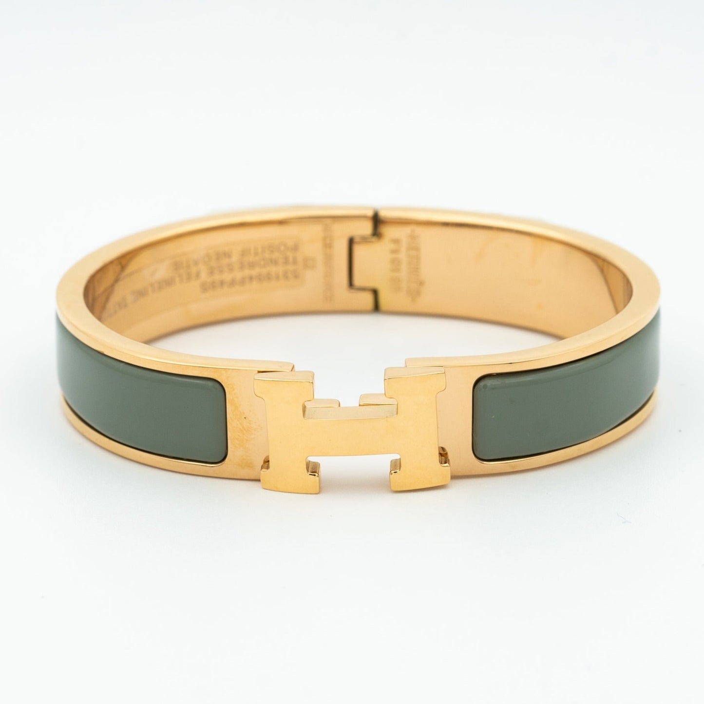 [⭐JeweliWhal]BRACELET H BLEU VERT 12MM