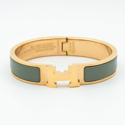 [⭐JeweliWhal]BRACELET H BLEU VERT 12MM