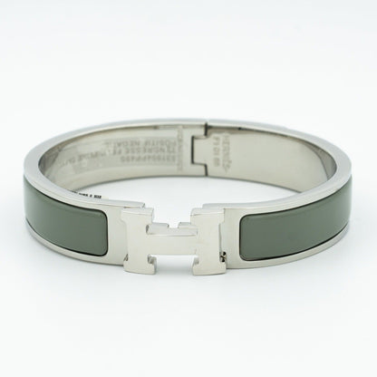 [⭐JeweliWhal]BRACELET H BLEU VERT 12MM