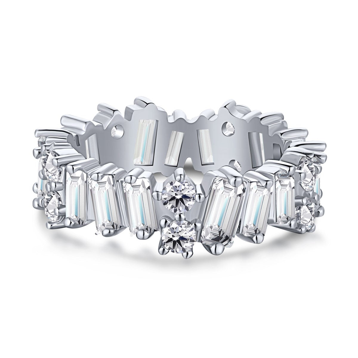 [Tonmkive Jewelry]Bague Tennis Délice Multi Formes