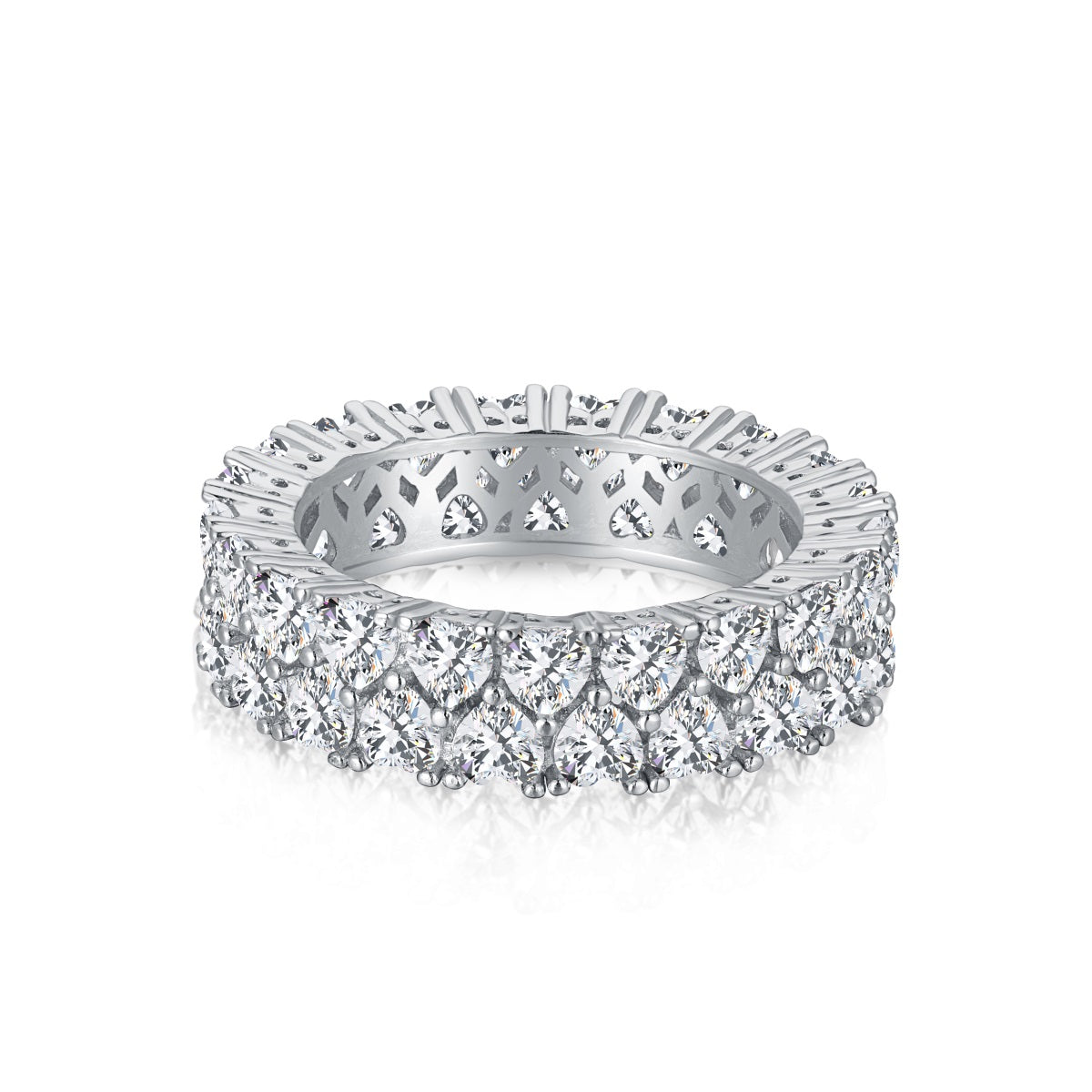 [Tonmkive Jewelry]Bague Cœur Scintillant