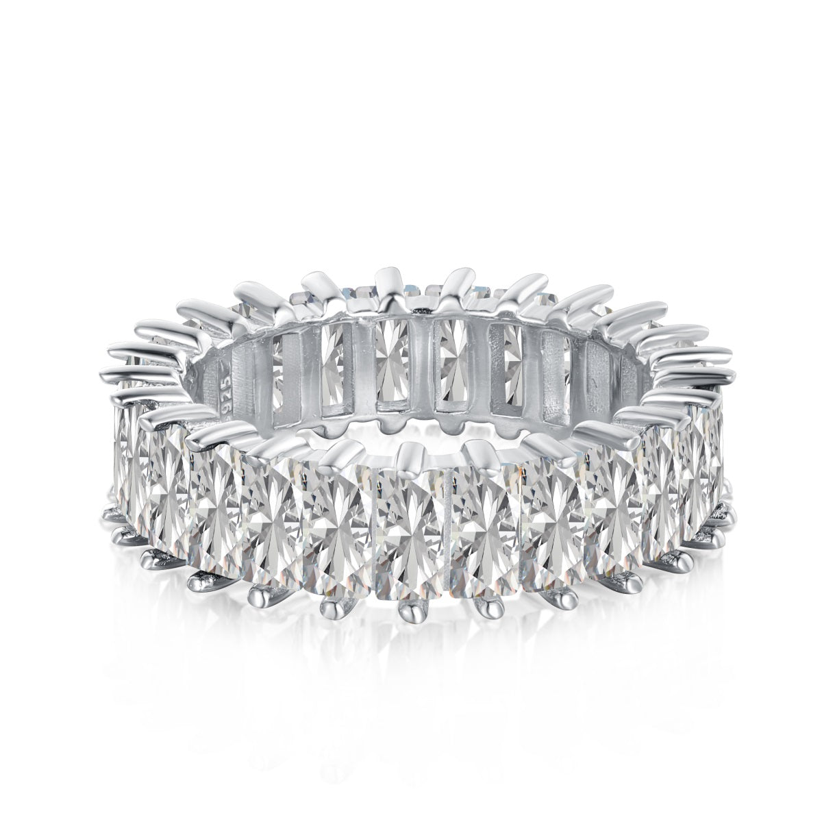 [Tonmkive Jewelry] Bague unique taille radiant colorée