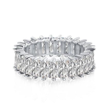 [Tonmkive Jewelry] Bague unique taille radiant colorée