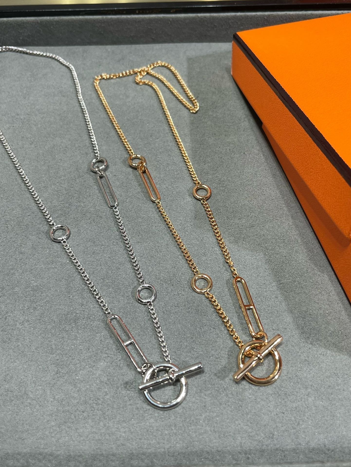[⭐JeweliWhal]HM STERLING CHAINE D'ANCRE HEART