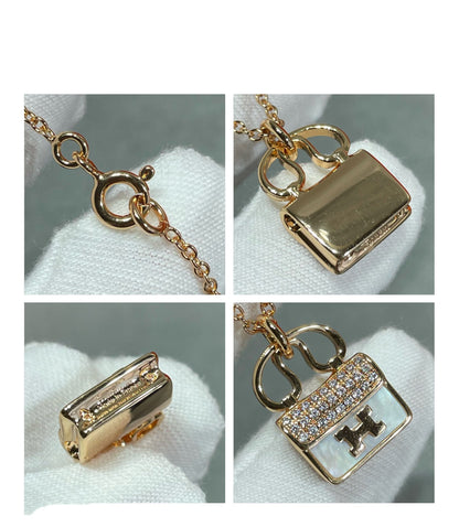 [⭐JeweliWhal]H CIRCE MOISSANITE PENDANT NECKLACE GOLD