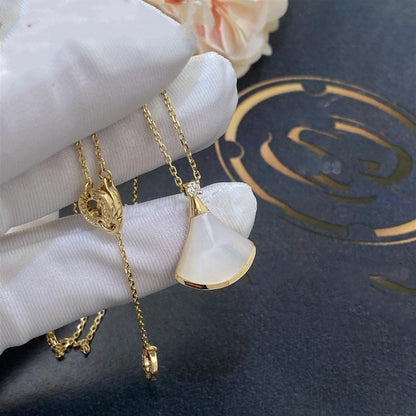 [⭐JeweliWhal]COLLIER DREAM NACRE BLANCHE OR 1 DIAMANT