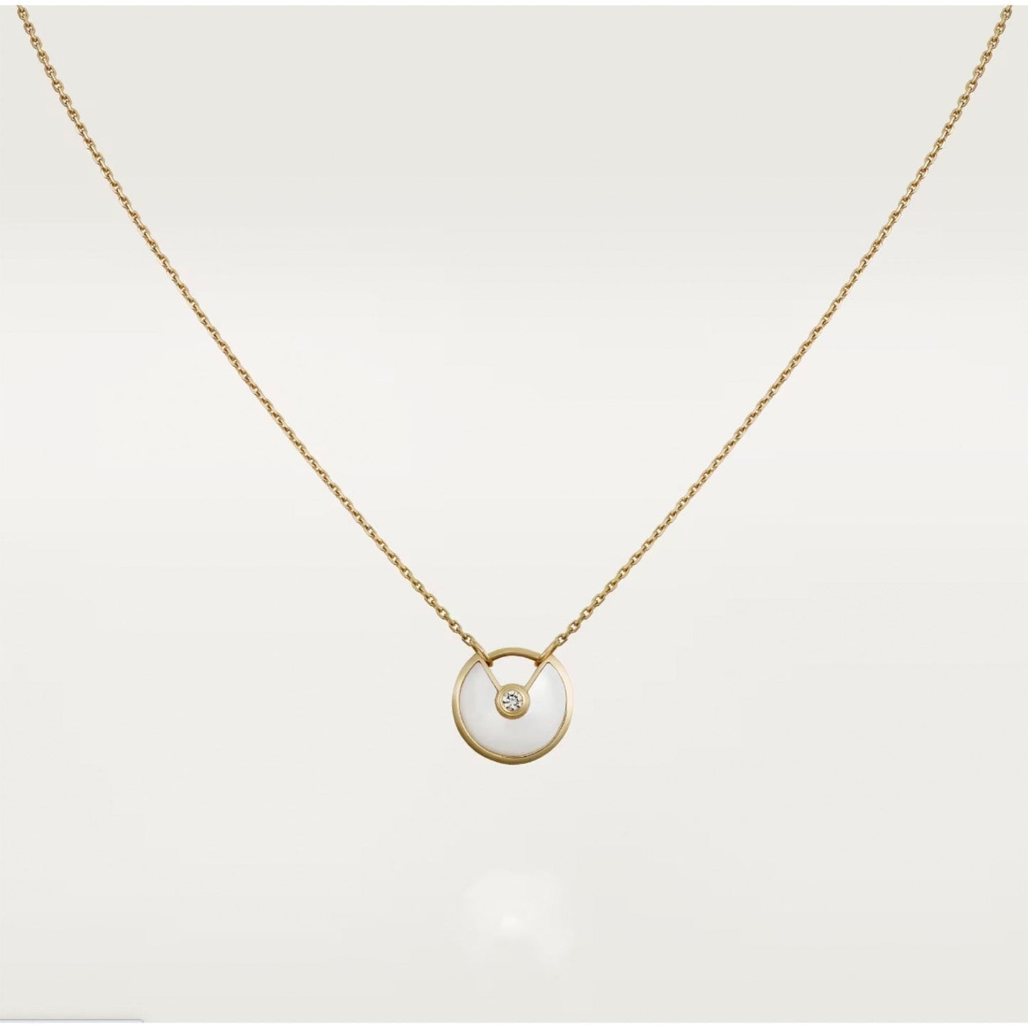 [⭐JeweliWhal]COLLIER AMULETTE NARCISSE OR ROSE