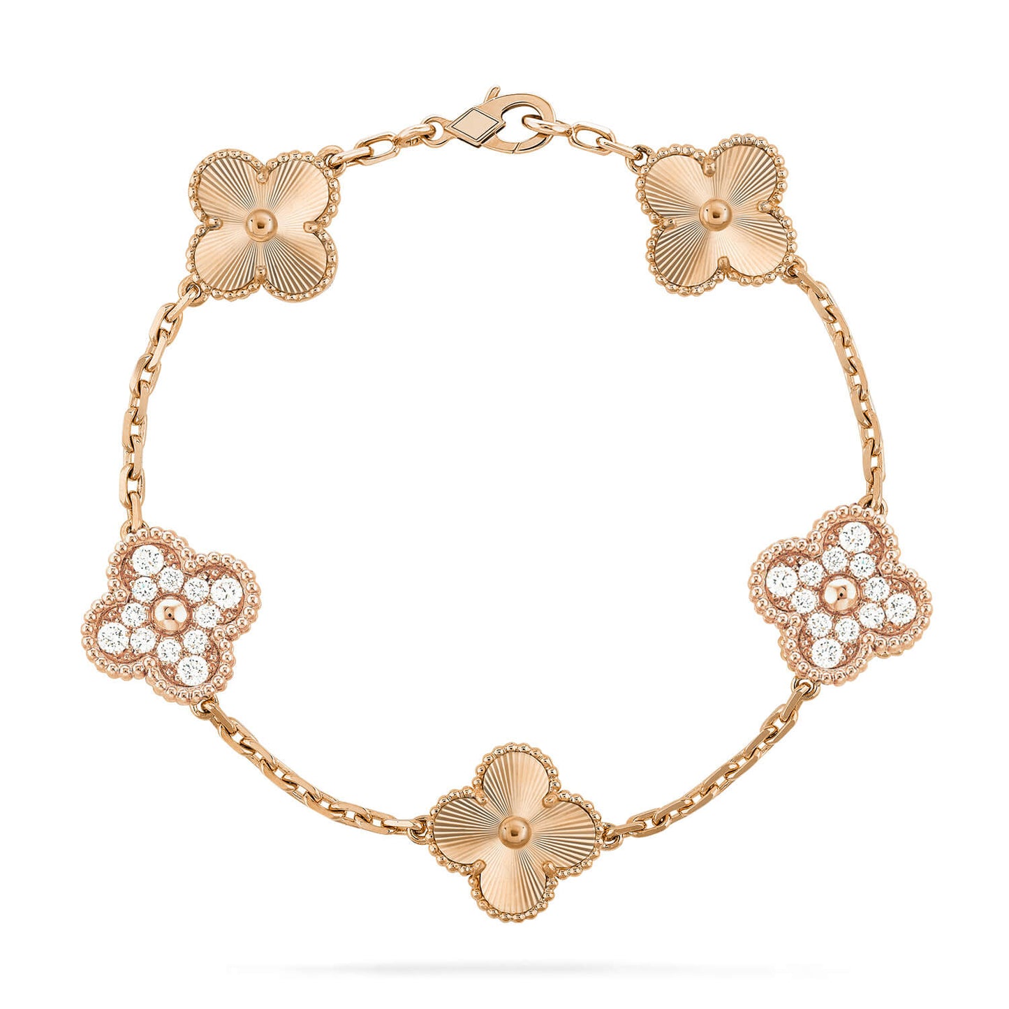 [⭐JeweliWhal] COLLECTION DE BRACELETS LASER TRÈFLE 5 MOTIFS